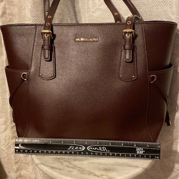 Michael Kors Burgundy Tote - Picture 5 of 12